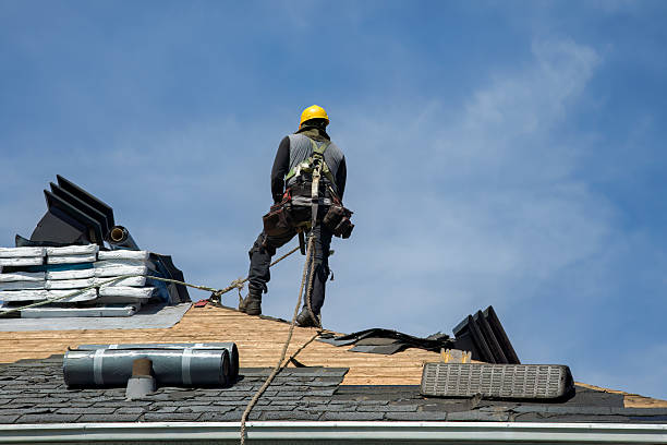 Professional Roofing technician working in Etlan, VA